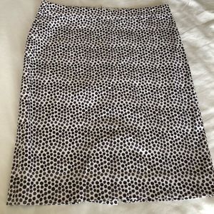 Cotton pencil skirt j crew